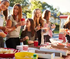 "people gathering on street "