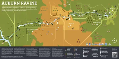 alt="Map of Auburn Ravine"